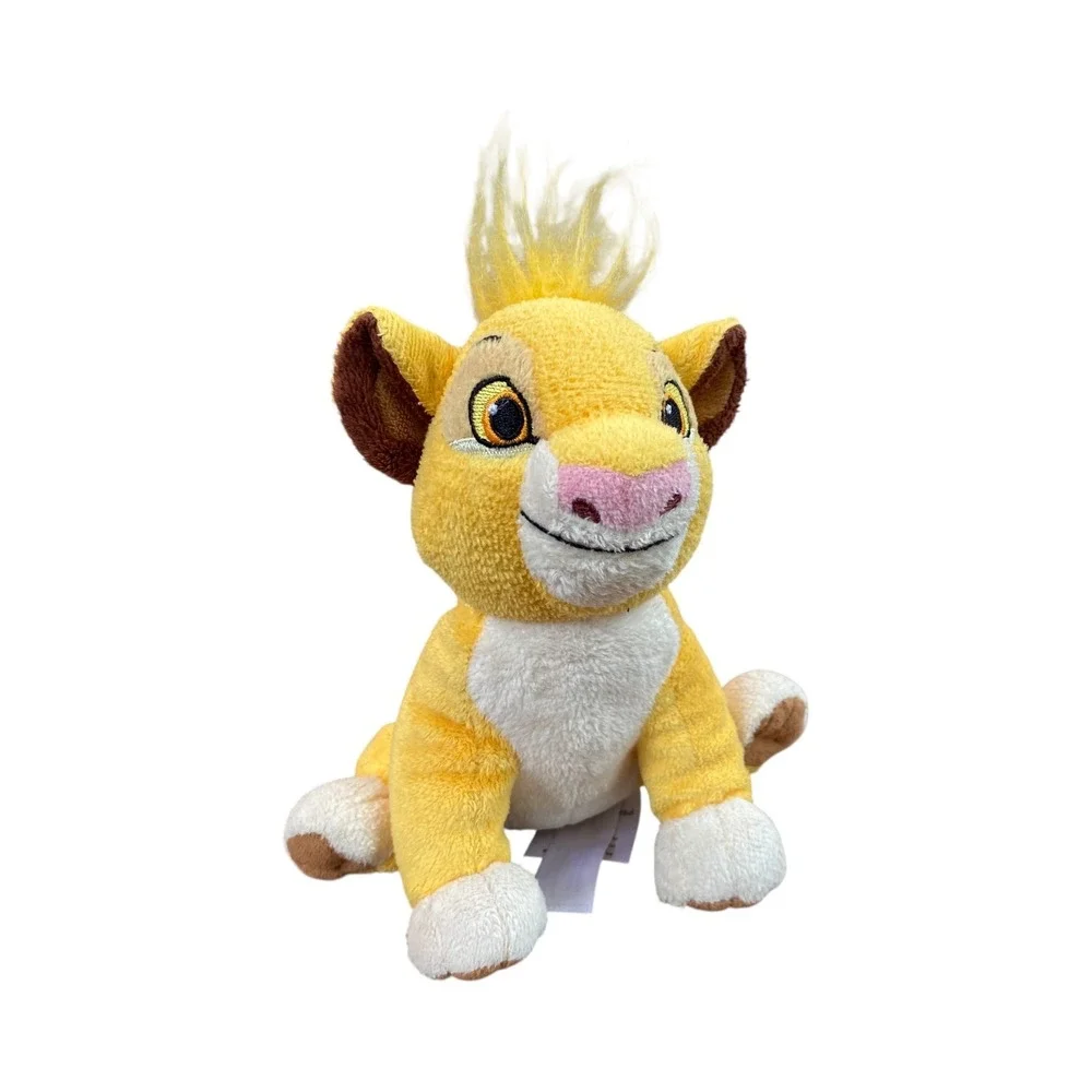 Disney Lion King Simba‎ Plush Set 2 Stuffed Animal Yellow Vintage Toy
